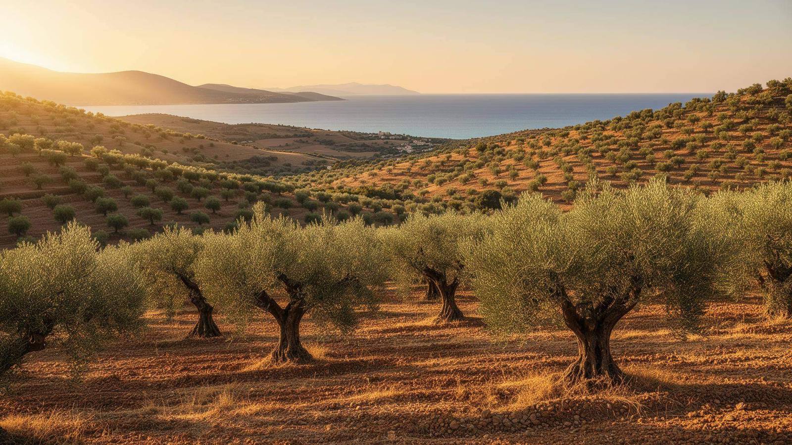 Ελαιώνες στη Μεσσηνία